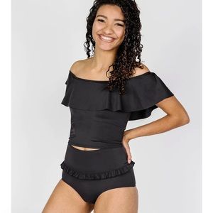 Kortni Jeane Mid Ruffle Bottoms 2 pairs